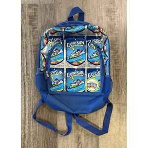 Vintage Caprisun Splash Cooler Upcycle Backpack School Bag Retro Terracycle